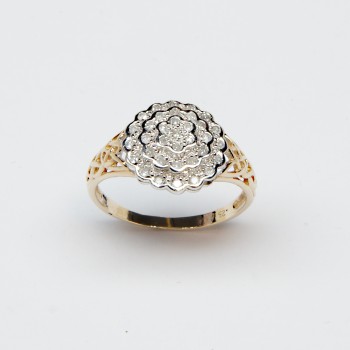 9ct Gold Diamond Ring